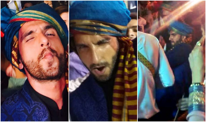 Watch ranveer singh’s peppiest ainvayi ainvayi dance moves at friend’s wedding