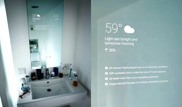 Google best sale assistant bathroom