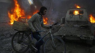 Four children among 11 dead in air strikes near Damascus Four children among 11 dead in air strikes near Damascus