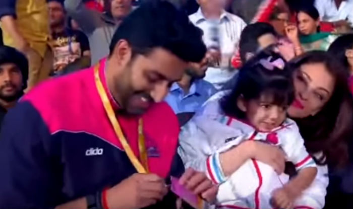 Aaradhya Bachchan cheers with mom Aishwarya for dad Abhishek’s Pro Kabaddi League team! Watch video