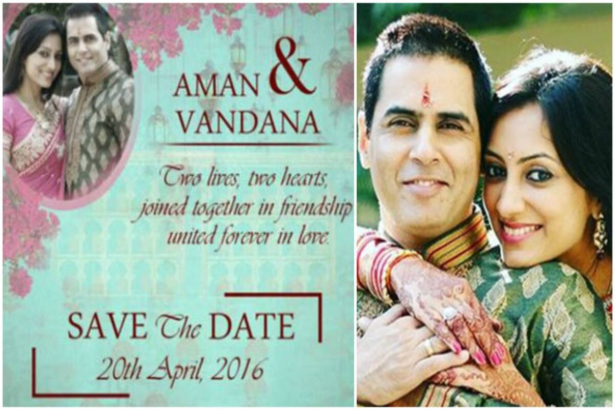 Aman Verma Vandana Lalwani Wedding Card Is Here Check Out Bigg Boss 9 Contestant S Beautiful Wedding Invitation Card India Com 4,039 likes · 170 talking about this. aman verma vandana lalwani wedding