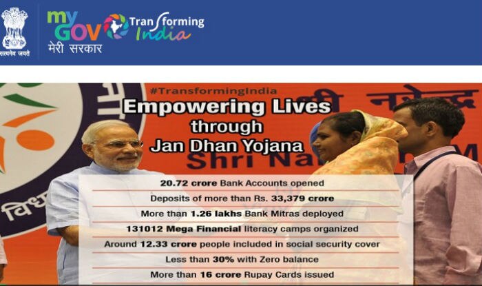 Transforming India Website Launched Transformingindia Mygov In To