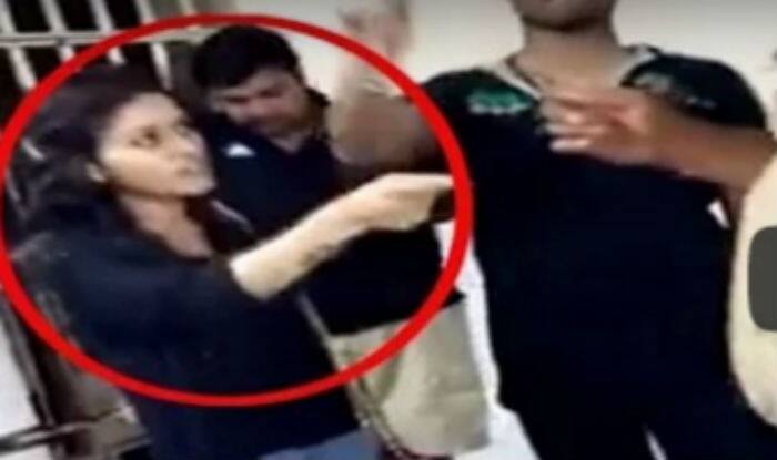 Watch: Drunk girl creates ruckus at police station in Hyderabad ...