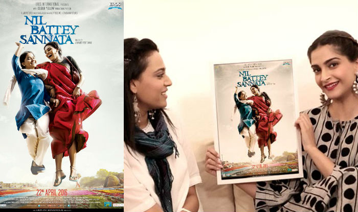 Nil Battey Sannata Poster Sonam Kapoor unveils first look of