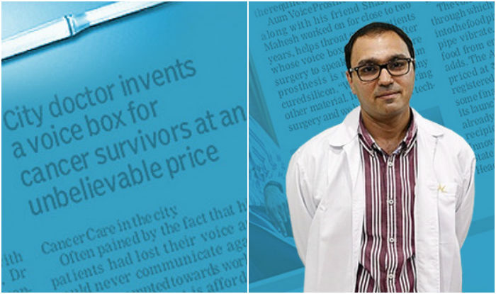 Meet Dr. Rao who invented device to give cancer patients their voice ...