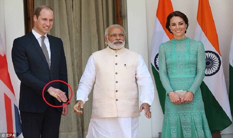 PM Narendra Modi’s powerful tea-seller handshake leaves palm-print on ...