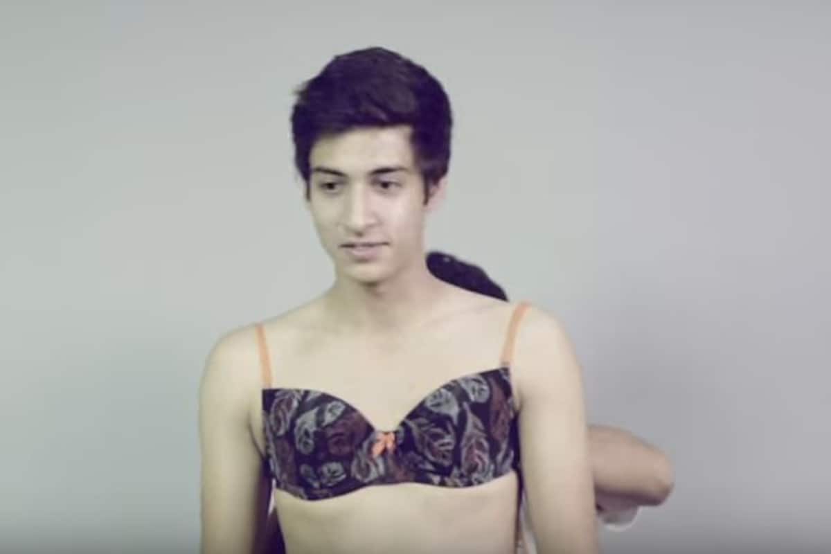 What happens when guys are asked to wear a bra for just 1 hour