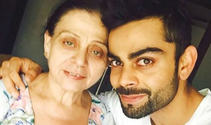 Kohli with mom