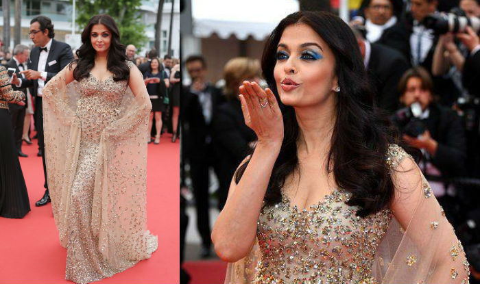 Cannes Film Festival 2016 red carpet: Aishwarya Rai Bachchan dazzles in Ali  Younes' studded champagne coloured gown! | India.com