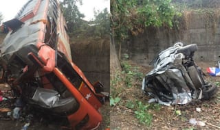 Mumbai: Bus collides with Swift, Toyota Innova at Mumbai-Pune Expressway, 12 die