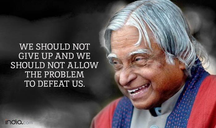 APJ Abdul Kalam 1st death anniversary: Top 15 quotes recalling the ...