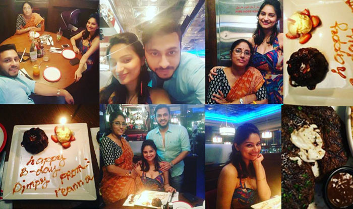 Yummy Mummy Dimpy Ganguly celebrated her birthday with husband Rohit ...
