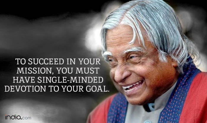 APJ Abdul Kalam 1st death anniversary: Top 15 quotes recalling the ...