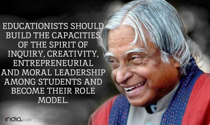 APJ Abdul Kalam 1st death anniversary: Top 15 quotes recalling the ...