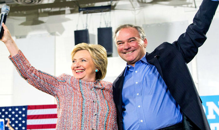 Hillary Clinton selects Senator Tim Kaine as running mate | India.com