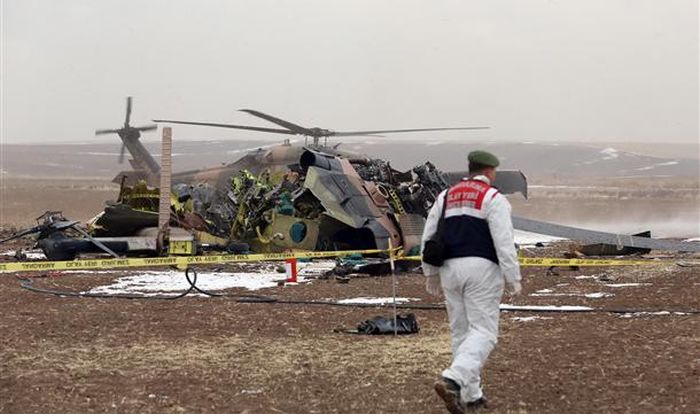 Turkish helicopter carrying military brass crashes; 7 dead | India.com