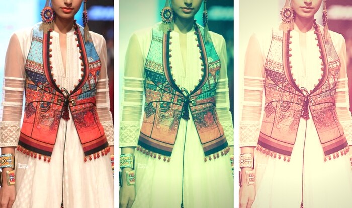 kurti and vest