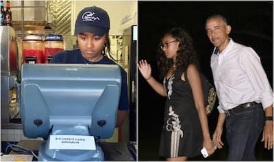 First Daughter Sasha Obama takes summer job at seafood joint in  Massachusetts - INDIA New England News