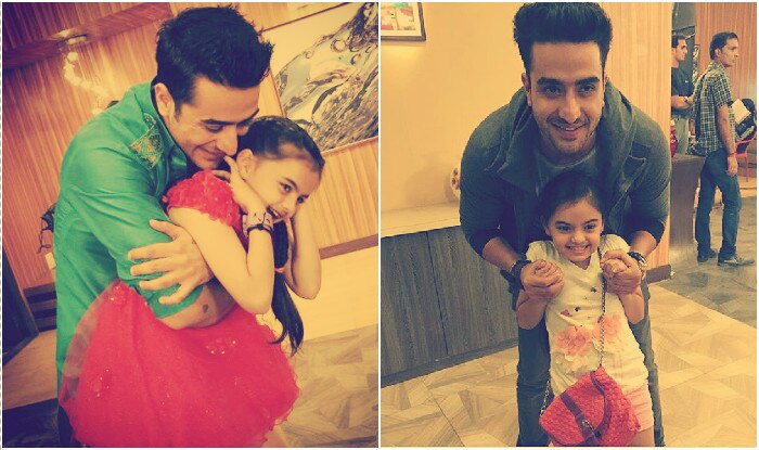 Aww! Ruhi and chachu Romi share a cute moment on the sets of Yeh Hai ...