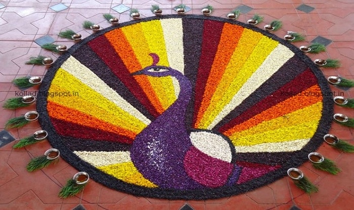 Onam Pookalam Designs 2021: Easy and Beautiful Rangoli Designs which you  can make for Onam