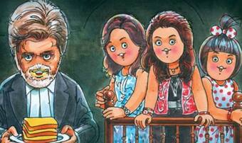 Amul dedicates a tropical to the enthralling courtroom scene from the movie  Pink 
