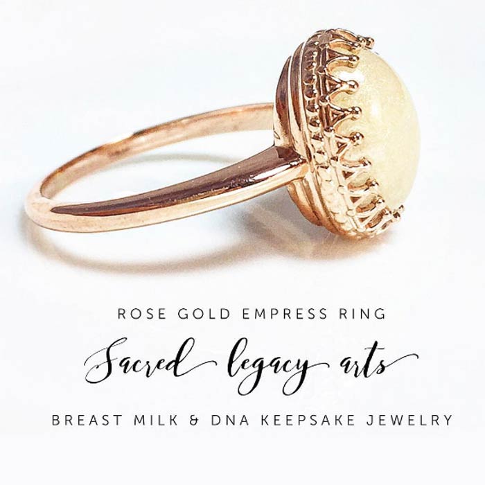 DNA jewelry creates one-of-a-kind keepsakes with breastmilk and