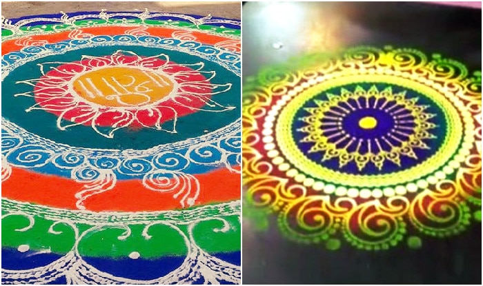 Sketch of duck and diwali diya rangoli or mandala outline editable canvas  prints for the wall  canvas prints rangoli celebration greeting   myloviewcom