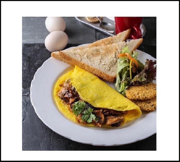 (Naga Chilli omelette at The Pantry. Credits: thepantrymumbai)