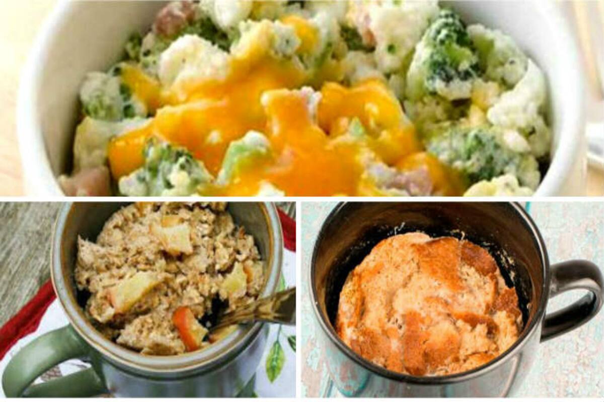 Healthy Breakfast Series Try These 3 Delicious Healthy Cup Breakfast Made In Microwave Instead Of Oily Parathas India Com