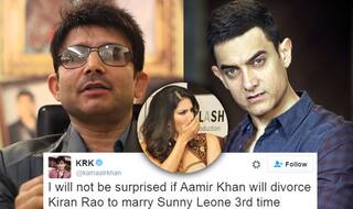 KRK called Aamir Khan a ‘Besharam Insan’ and linked him with Sunny Leone