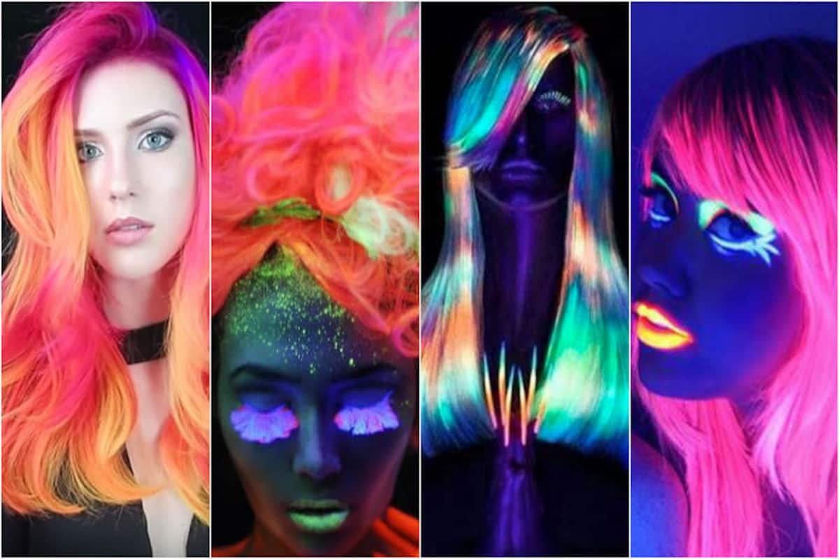 Forget glow sticks, this glow in the dark hair dye trend is sexy AF! |  