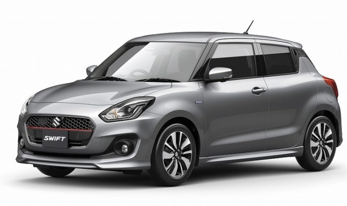 2017 Suzuki Swift grey front three quarters