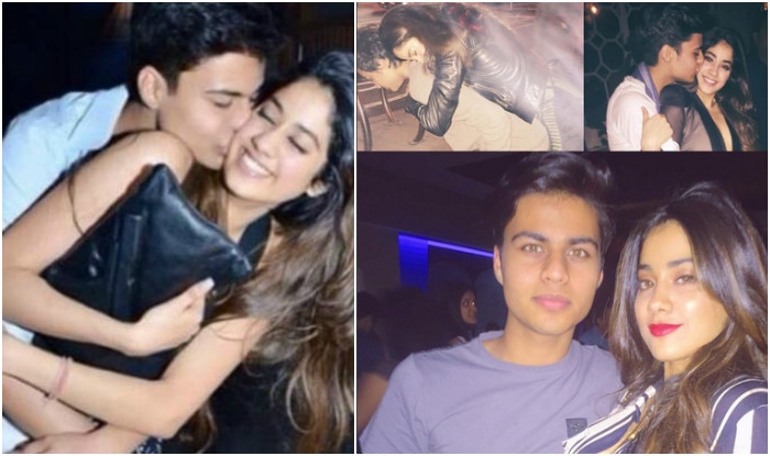 janhvi kapoor shikhar pahariya kiss instagram