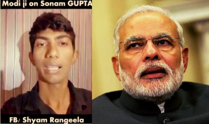 Shyam Rangeela mimicking PM Narendra Modi's reaction to 'Sonam Gupta Bewafa  Hai' is going viral! Watch video 