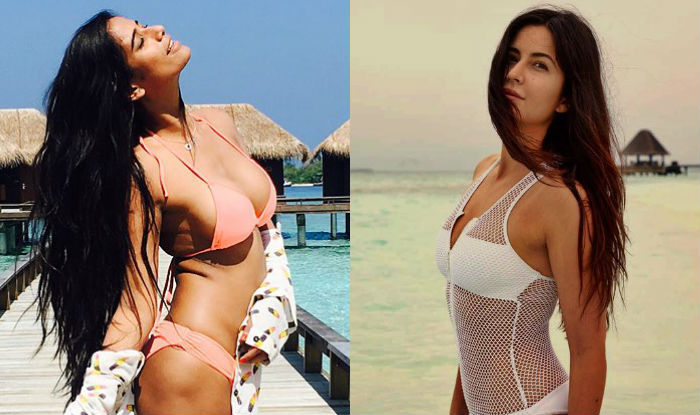 Katrina Kaif vs Poonam Pandey (in Maldives) Sexy Kat up against racy starlet; who has a better bikini figure? India
