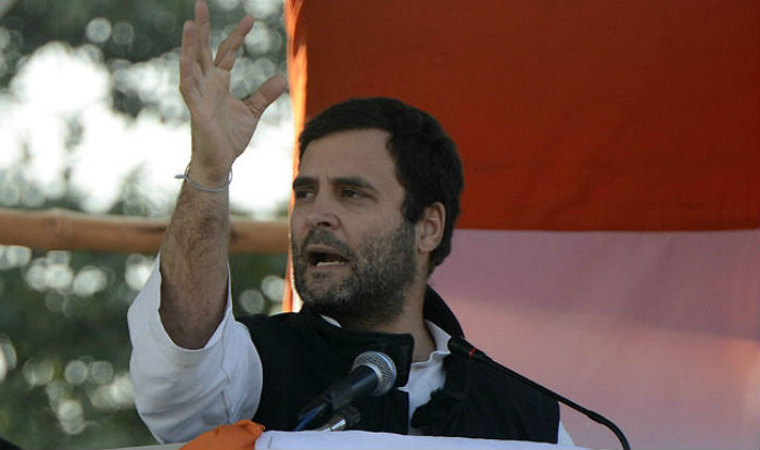 Punjab: Congress VP Rahul Gandhi addressing a rally in Majitha, 10 ...