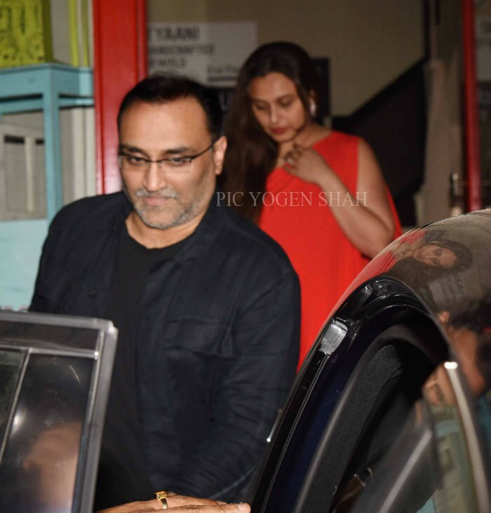 Adi Rani Aditya Chopra and Rani Mukerji go Befikre! Spotted at a dinner date ...