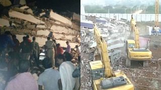 2 dead in Hyderabad building collapse, weak foundation suspected for accident | हैदराबाद में निर्माणाधीन 7 मंजिला इमारत गिरा: दो की मौत, मलबे में कई के फंसे होने की आशंका 2 dead in Hyderabad building collapse, weak foundation suspected for accident | हैदराबाद में निर्माणाधीन 7 मंजिला इमारत गिरा: दो की मौत, मलबे में कई के फंसे होने की आशंका