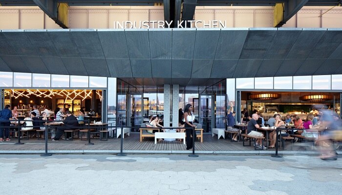 Industry Kitchen in New York where the gold-plated pizza is available. Credits: industry-kitchen.com