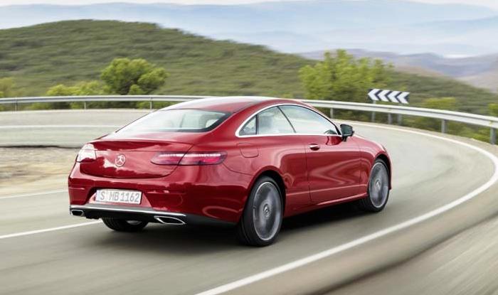 Mercedes-Benz E-Class coupe rear profile