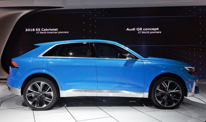 Audi Q8 concept at Detroit - side