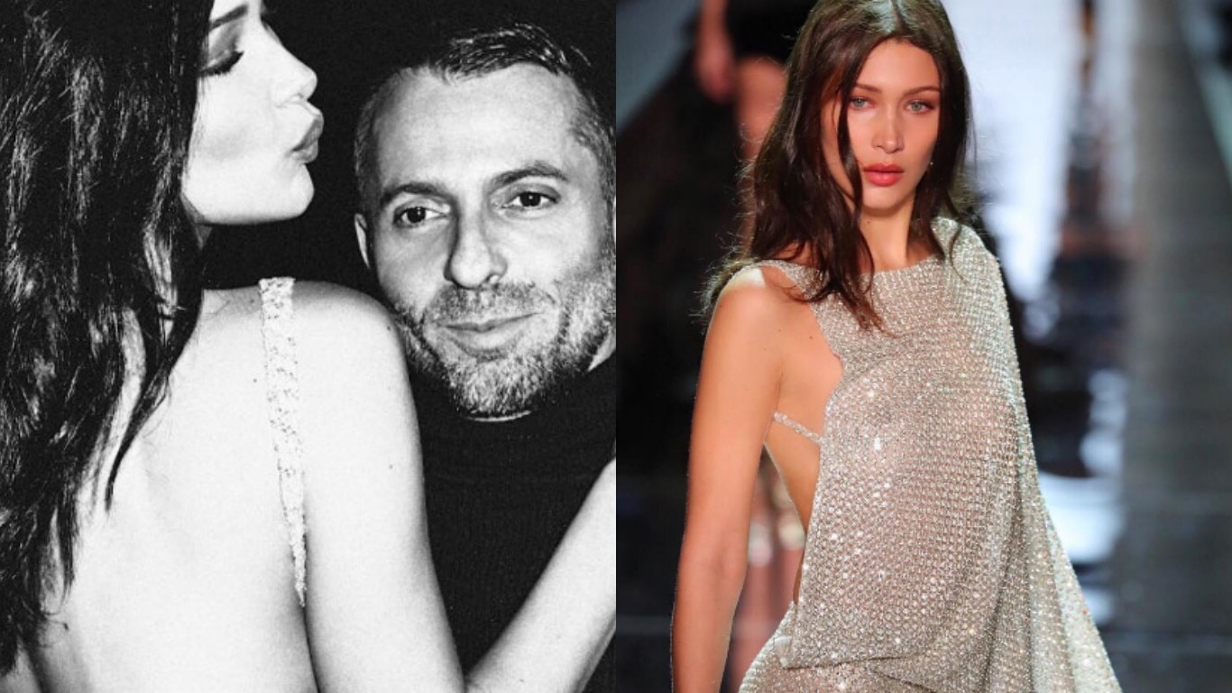 Bella Hadid Wore a See-Through White Dress with Nothing Underneath