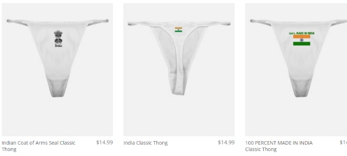 Indian Flag underwear, shoes, slippers available on  & CafePress!  Sushma Swaraj to help ban these 6 products insulting the National Flag?