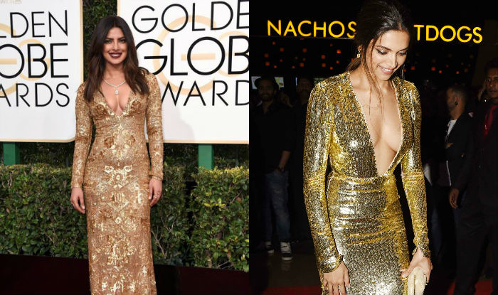 Priyanka Chopra at Golden Globes 2017 or Deepika Padukone at xXx premiere:  Who is your favourite sultry Golden Girl? | India.com