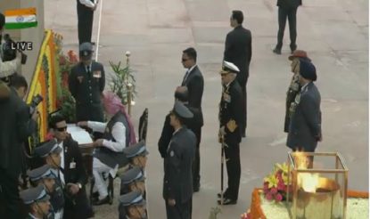 PM Modi at Amar Jawan Jyoti
