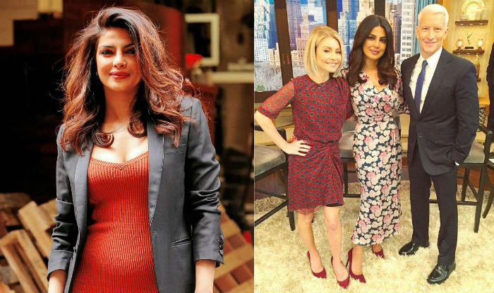 Priyanka Chopra Promotes Quantico 2 On Live With Kelly Borrows