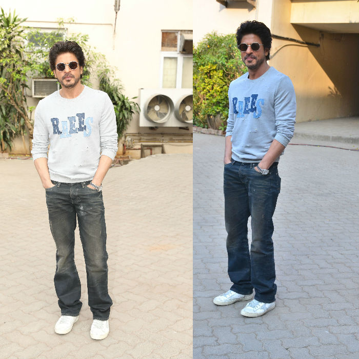 sachin and babi light blue dress Shah Rukh Khan never leaves Mannat without these 5 style essentials! main image 0