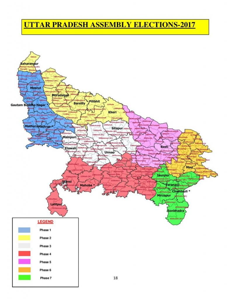 Assembly Elections 2017 Dates Poll Schedule For Five States Announced Uttar Pradesh Votes In 7 6882