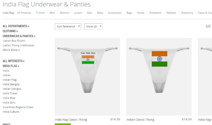 Indian National Flag on Doormats to Underwear & Panties ...