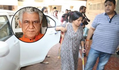 Om Puri S Ex Wife Nandita Puri Bursts Out In Tears After Seeing His Dead Body View Pic India Com